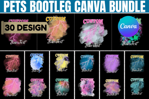 Download Pets Bootleg Canva Editable Bundle - Canva editable Collection