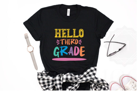 Download BACK to SCHOOL THIRD GRAD T-SHIRT DESIGN - Premium Resources