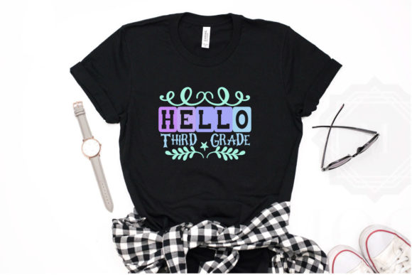 Download BACK to SCHOOL THIRD GRAD T-SHIRT DESIGN - Premium Bundle