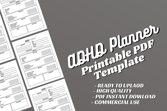 Download ADHD Planner - Canva Editable - Canva editable Collection